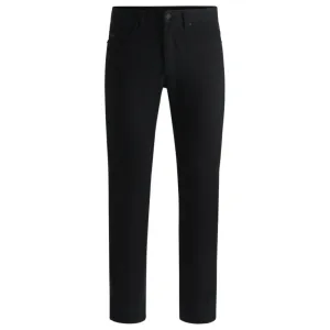 Pantalon en gabardine de coton extensible teint en pièce Delaware