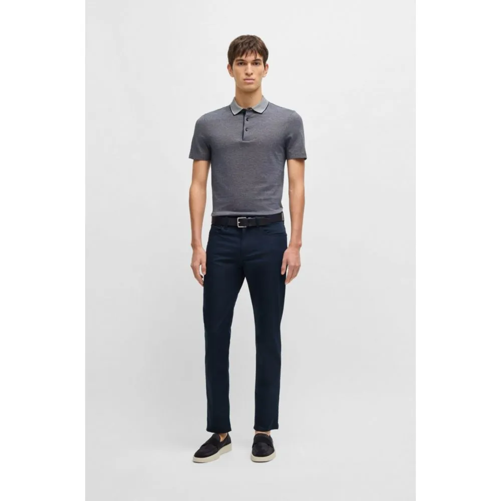 Pantalon slim-fit Delaware en satin extensible