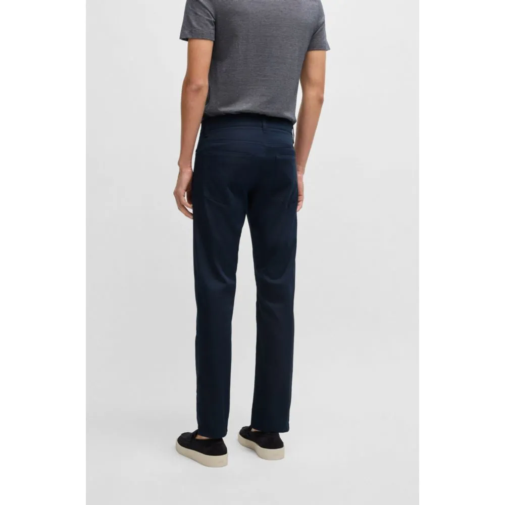 Pantalon slim-fit Delaware en satin extensible