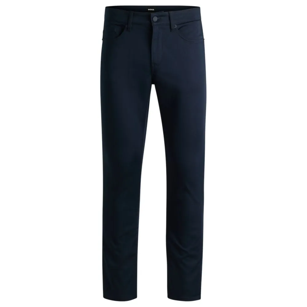 Pantalon slim-fit Delaware en satin extensible