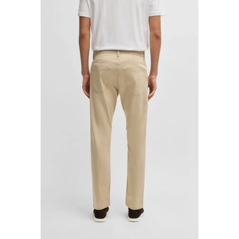 Pantalon slim-fit Delaware en satin extensible
