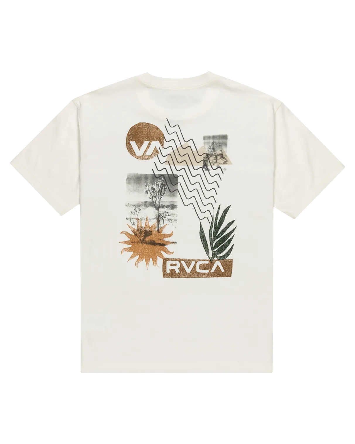 T-shirt Desertscape en blanc antique