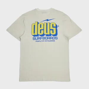 T-shirt Deus Mens Bolter - Blanc vintage