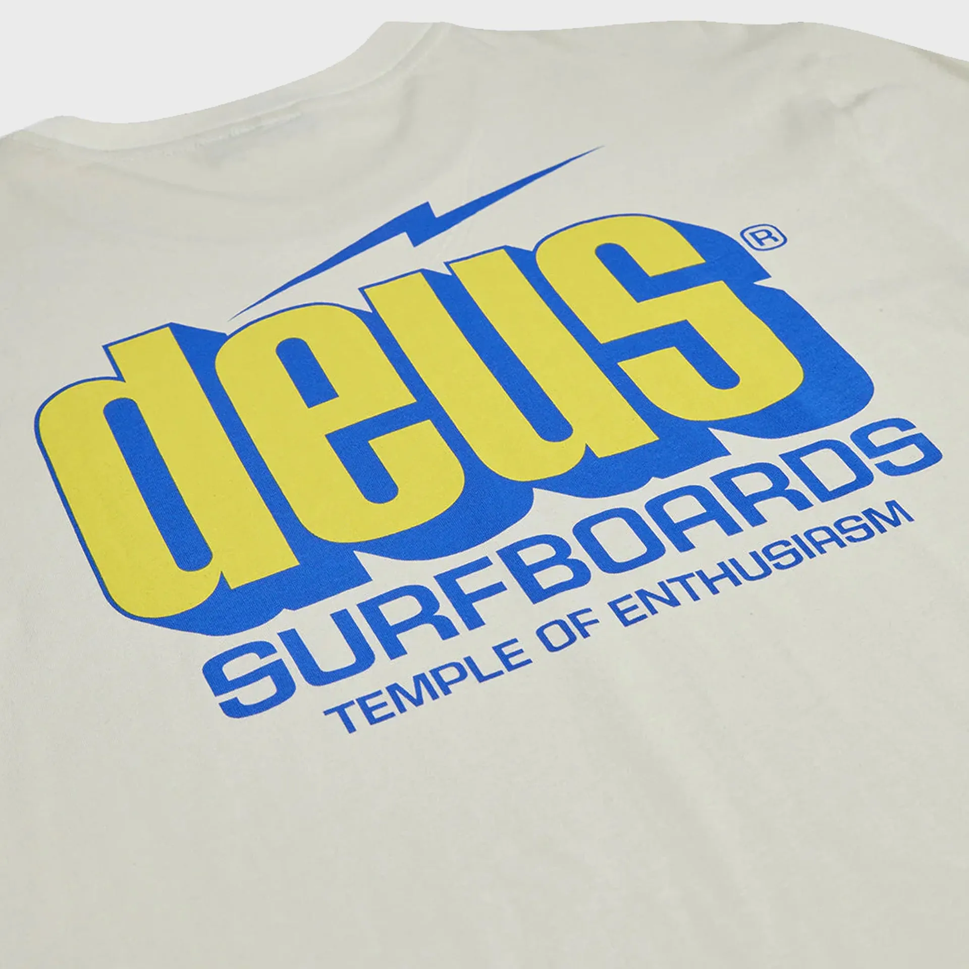 T-shirt Deus Mens Bolter - Blanc vintage