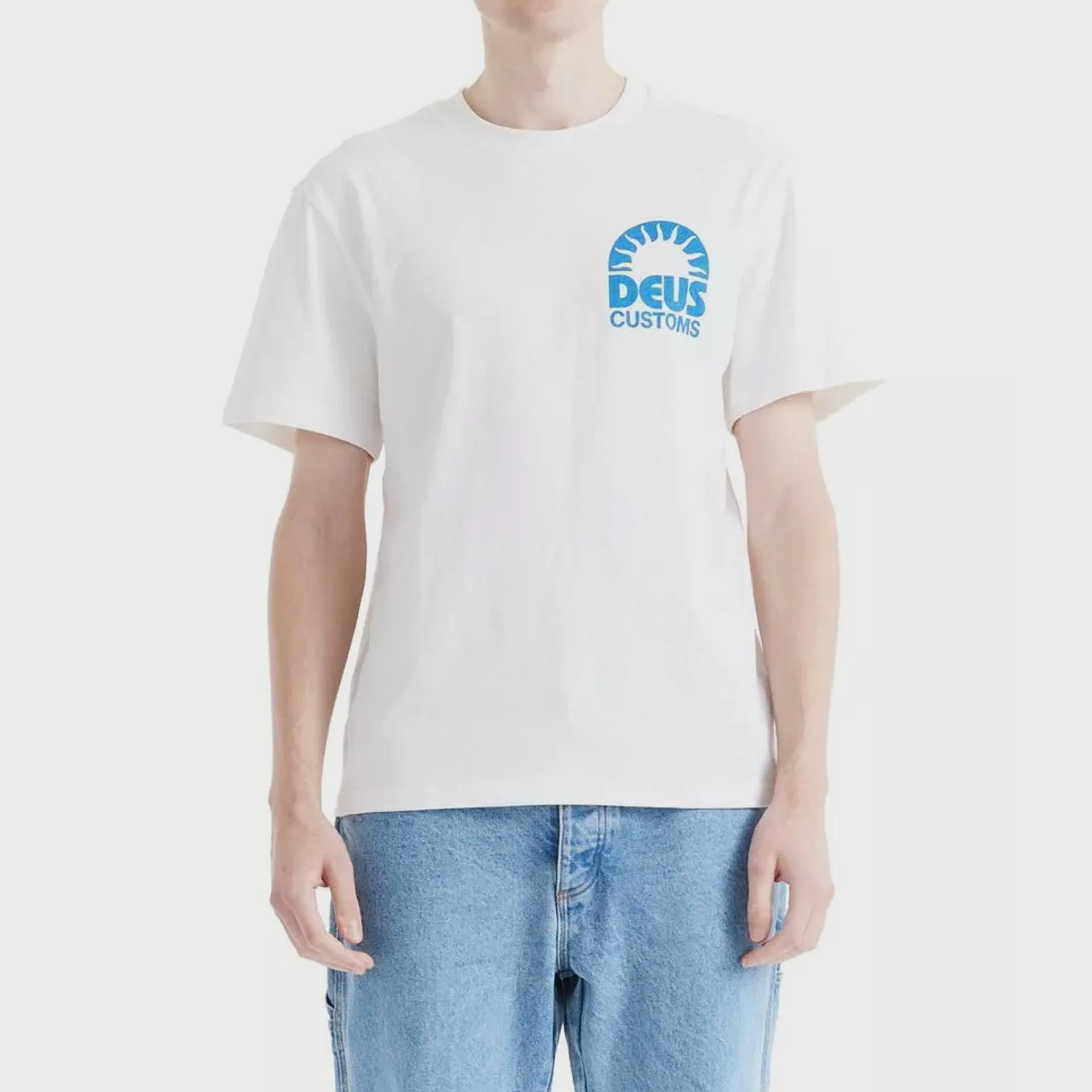 T-Shirt Deus Mens Melodies - Blanc Vintage