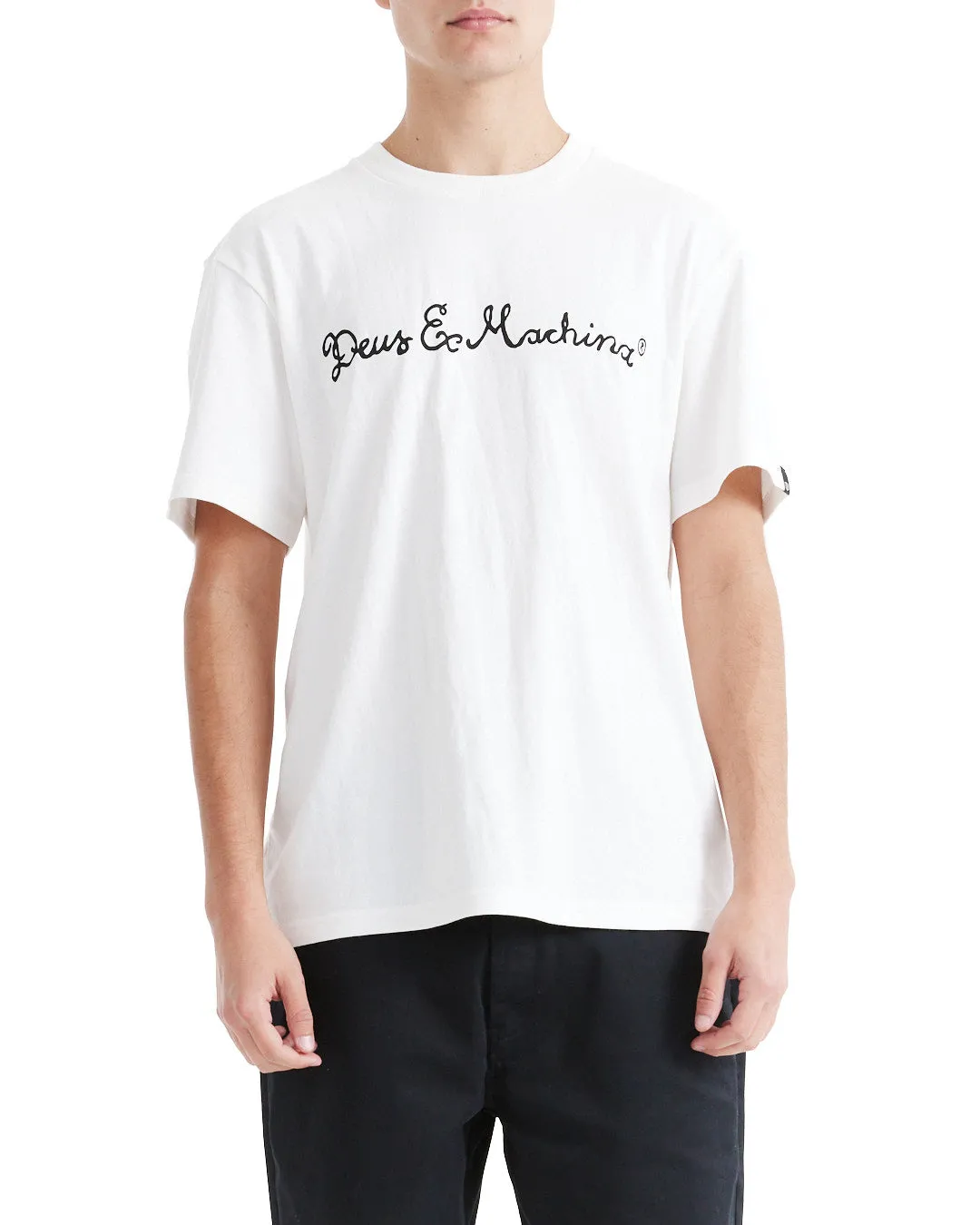 T-shirt Deus Mens Noodle - Blanc vintage
