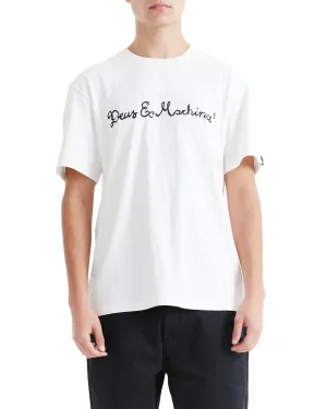 T-shirt Deus Mens Noodle - Blanc vintage