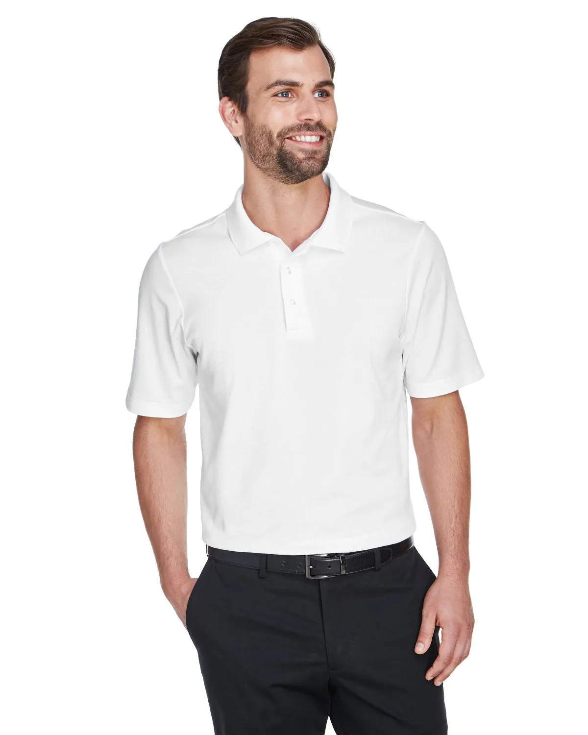 Devon & Jones DG20 Polo Tressé Performance pour Homme CrownLux