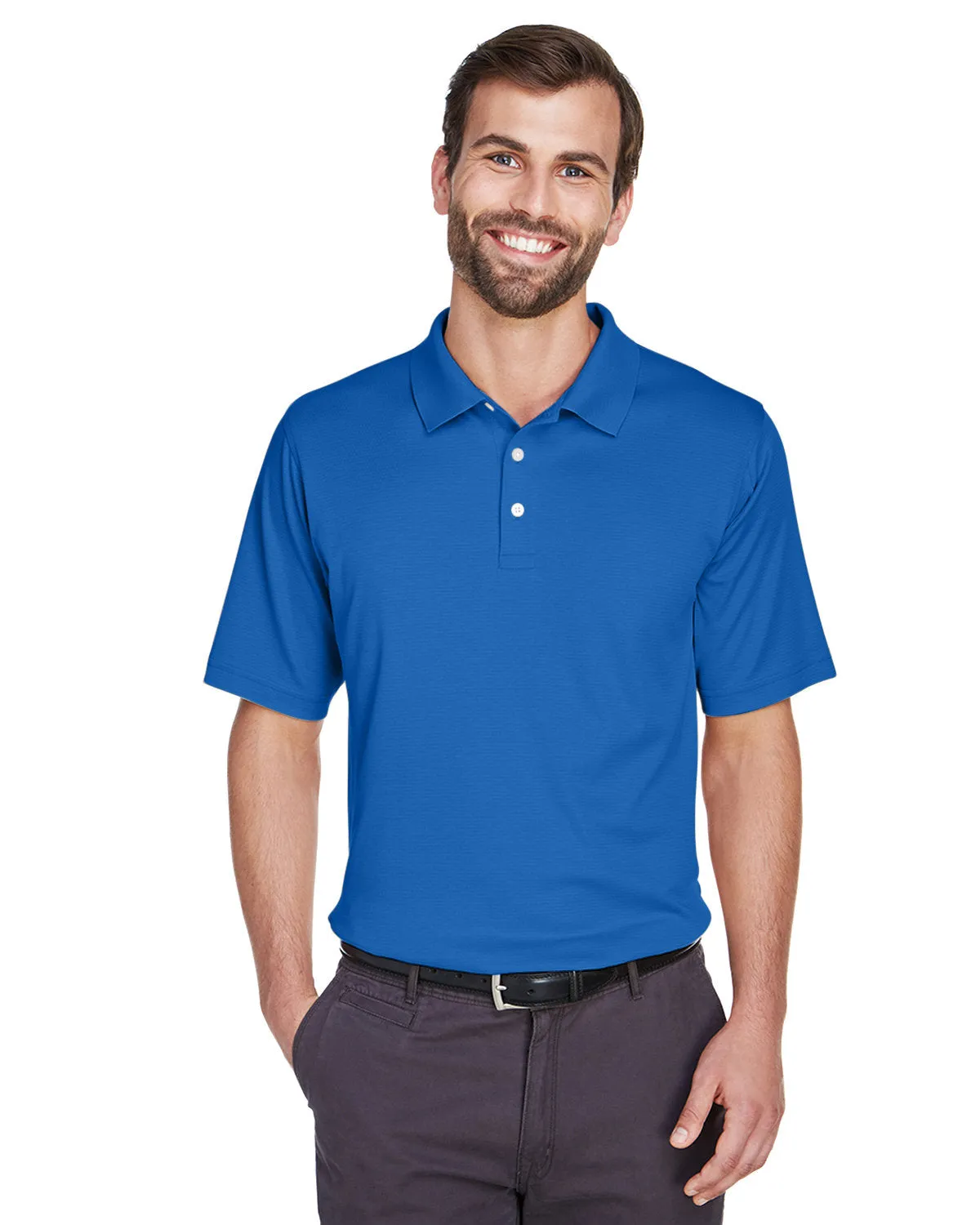 Devon & Jones DG200 Polo pour Homme en Pima-Tech Jet Piqué