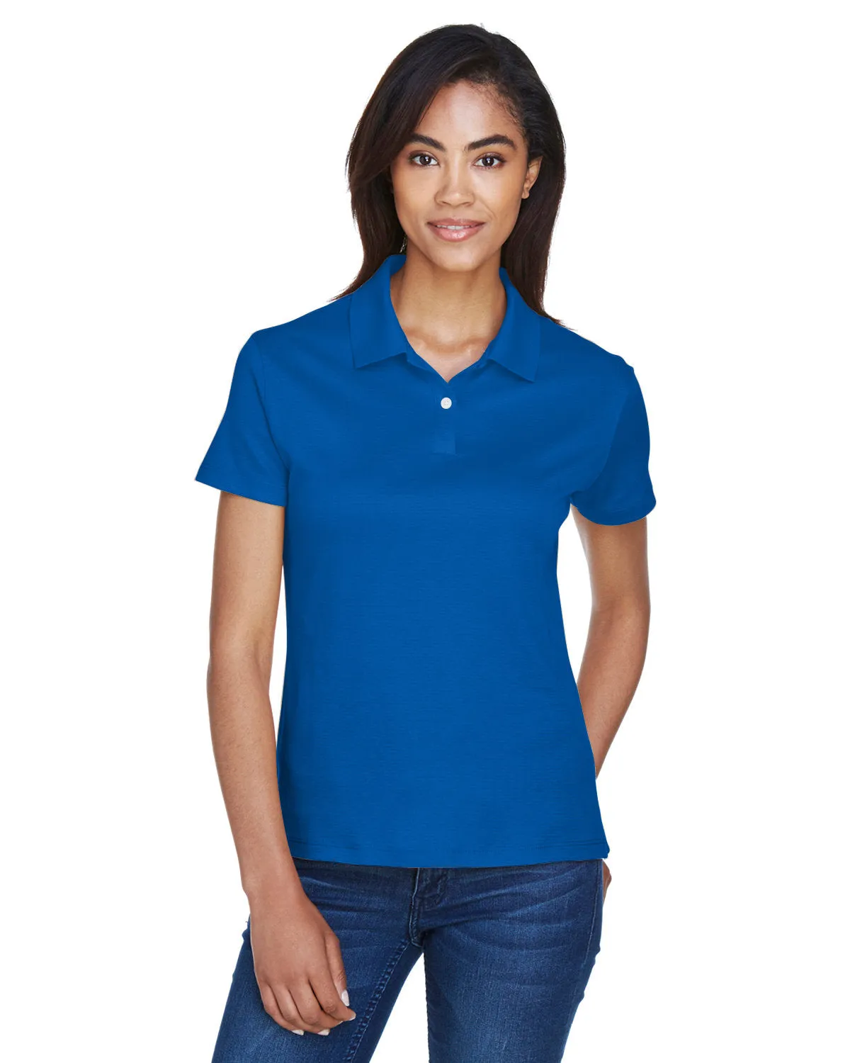 Devon & Jones DG200W Polo Piqué Jet Pima-Tech pour Femmes