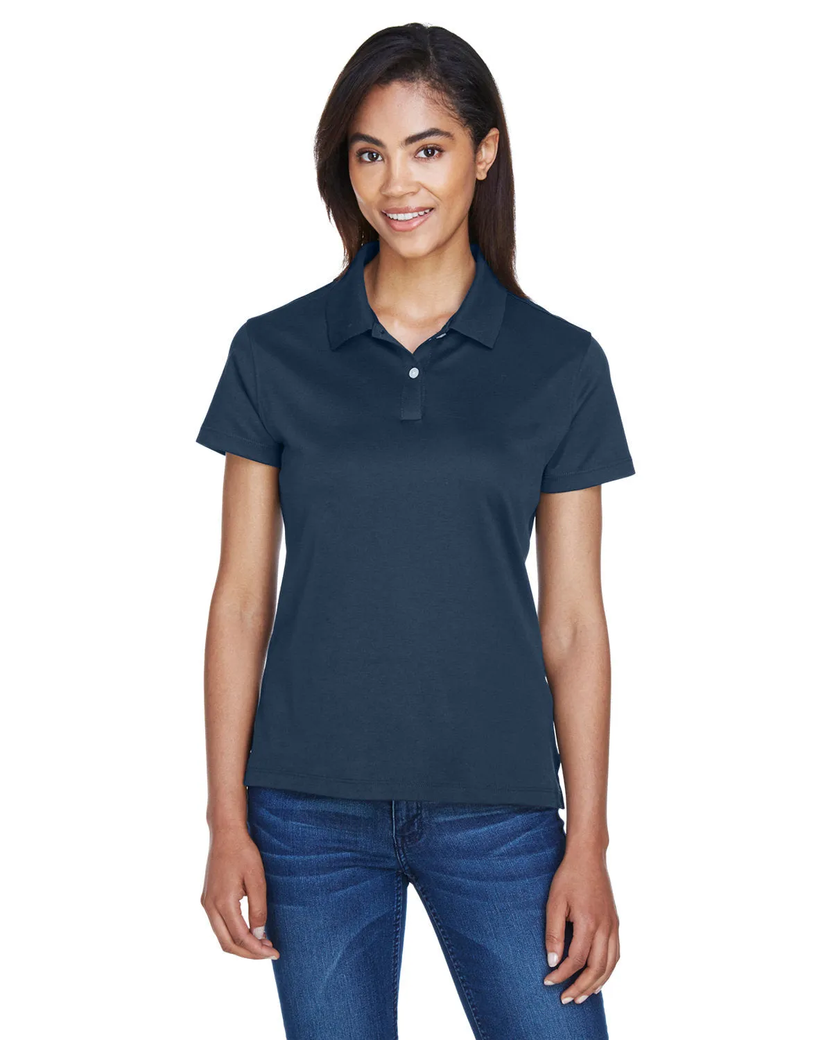 Devon & Jones DG200W Polo Piqué Jet Pima-Tech pour Femmes