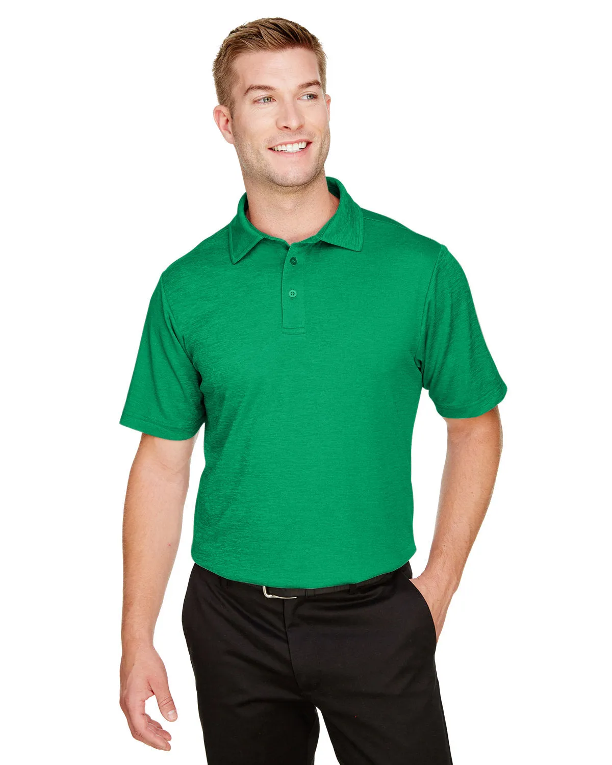 Devon & Jones DG22 CrownLux PerformancePolo Melange pour Hommes