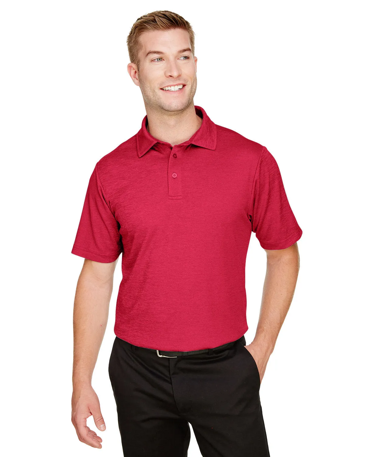 Devon & Jones DG22 CrownLux PerformancePolo Melange pour Hommes