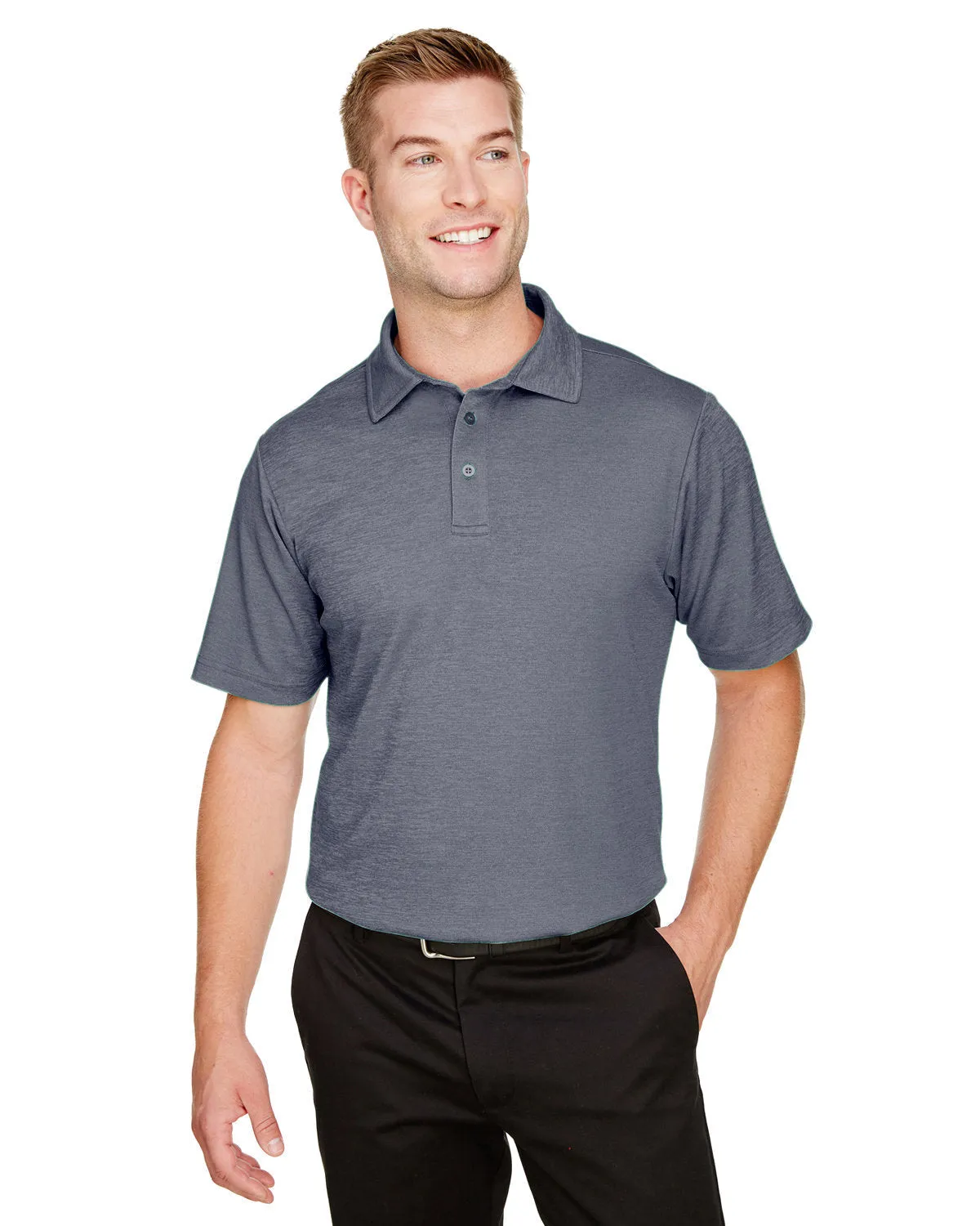 Devon & Jones DG22 CrownLux PerformancePolo Melange pour Hommes