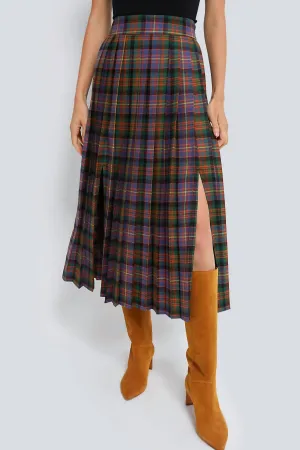 Jupe Dominic en Tartan Multicolore