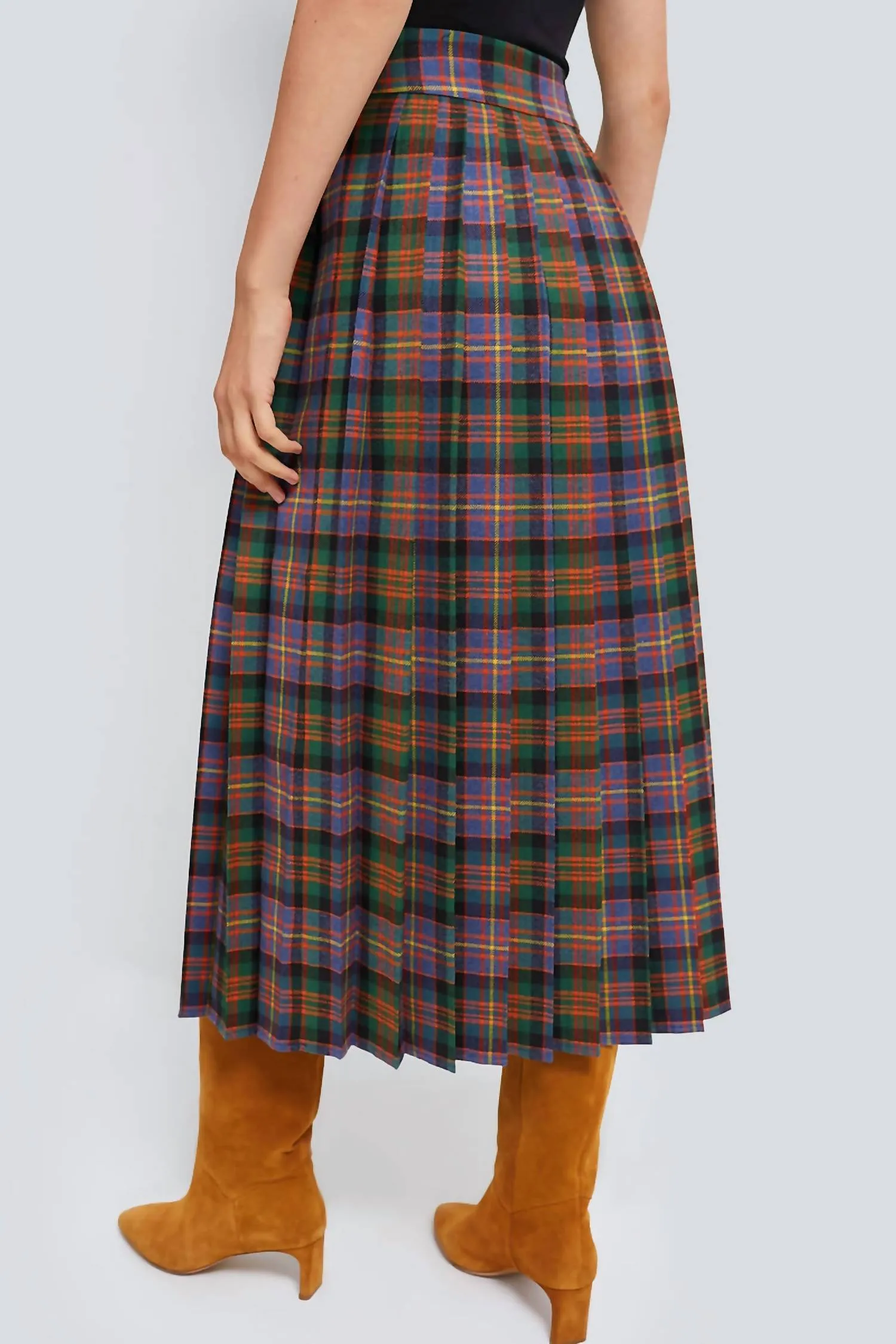 Jupe Dominic en Tartan Multicolore