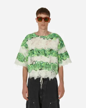 T-shirt Doomboh Blanc / Vert fluo