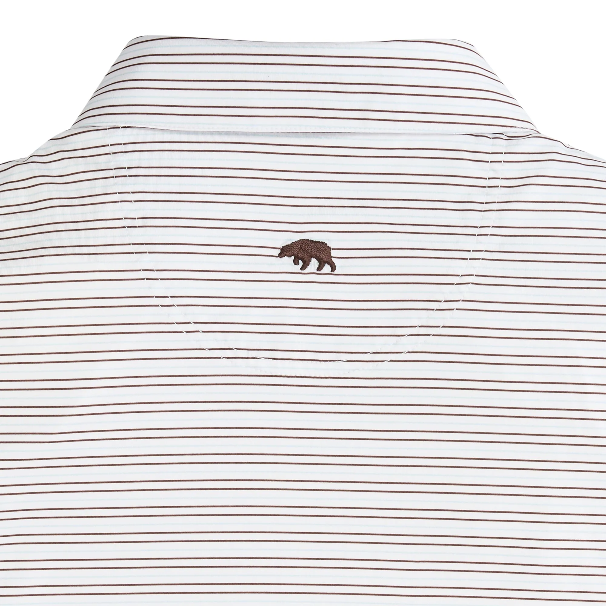 Polo Performance Stripe Driver - Bleu Délicat
