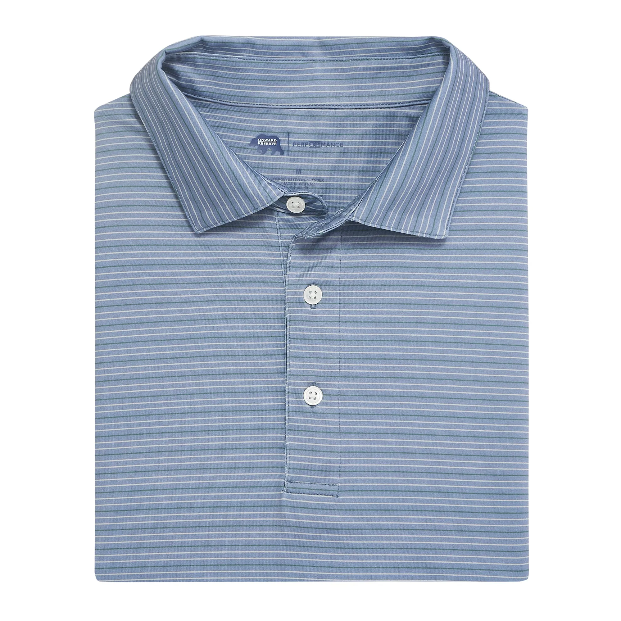Polo de Performance Driver Stripe