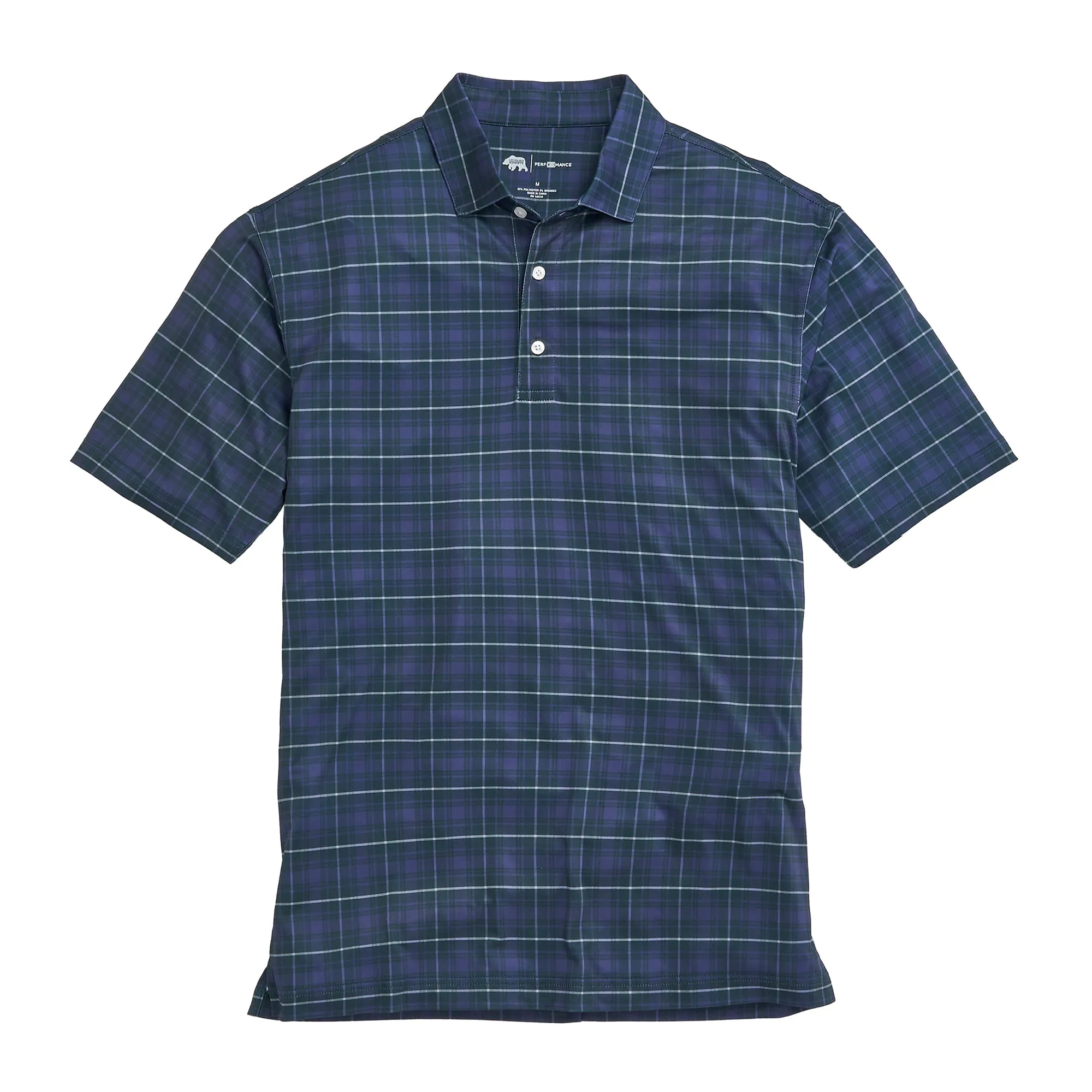 Polo Performance Imprimé à Carreaux Dutton