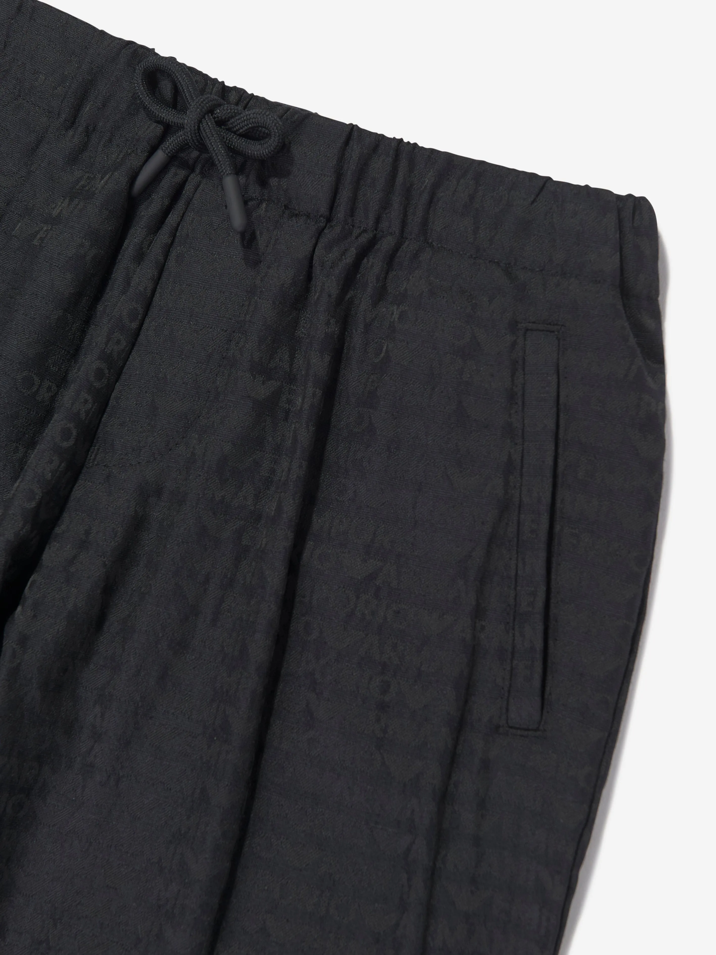 Pantalon pour garçons Emporio Armani avec logo en marine