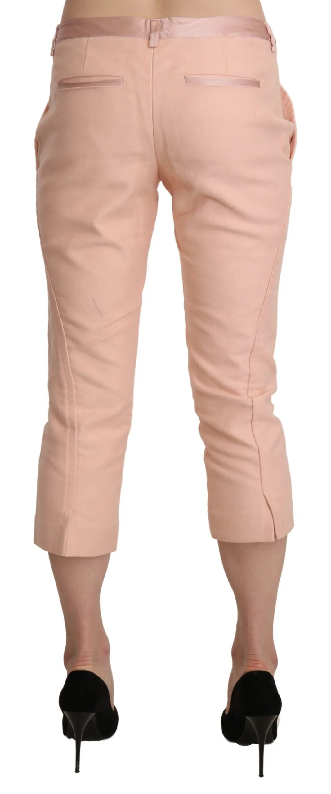 Pantalon Capri Femme Effilé à Taille Basse Ermanno Scervino