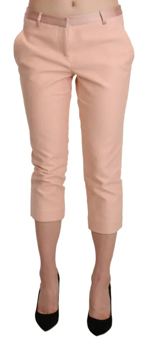 Pantalon Capri Femme Effilé à Taille Basse Ermanno Scervino