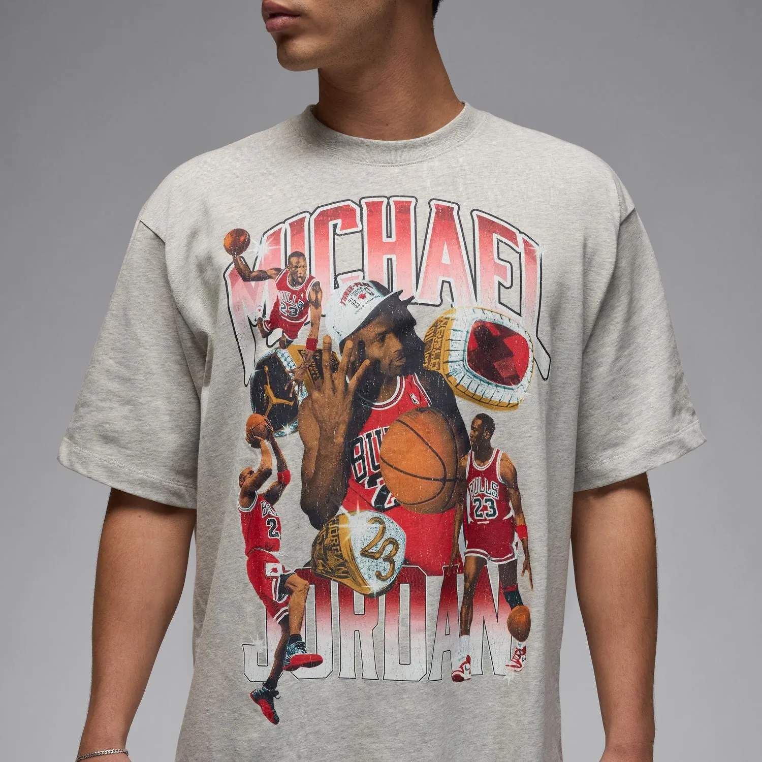 T-shirt graphique oversize essentiel - Vêtements pour hommes_Jordan