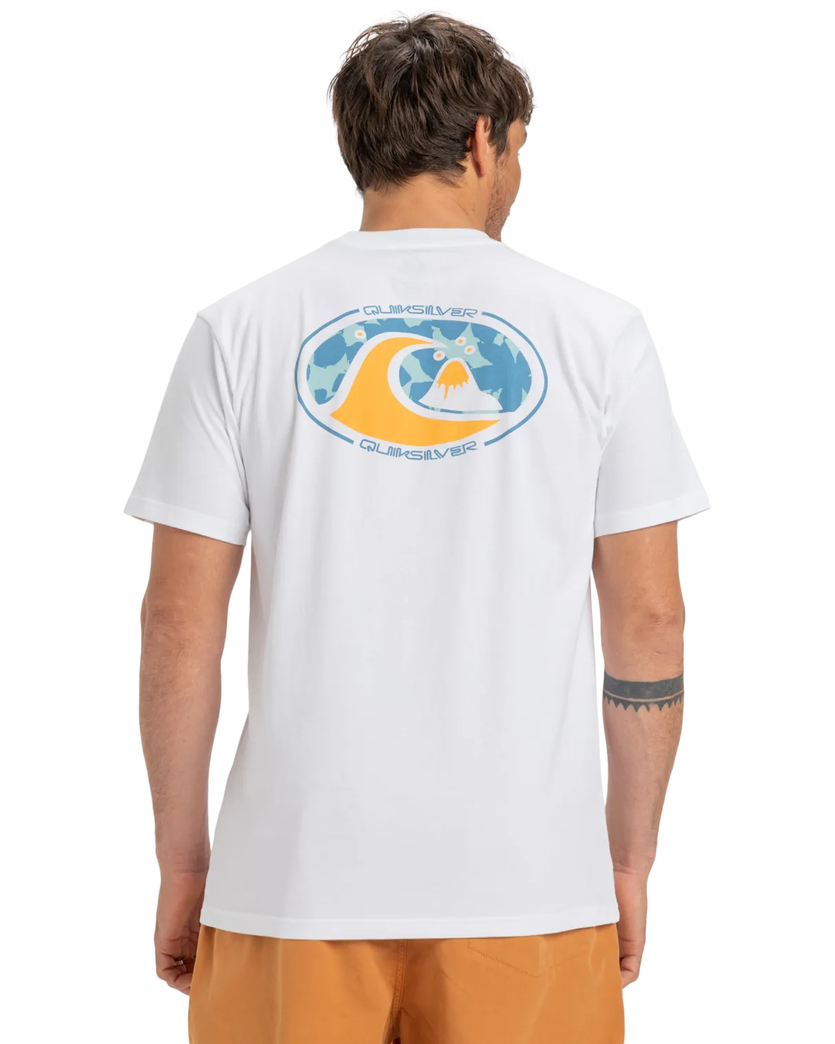 T-shirt EV Flower Chaos en blanc