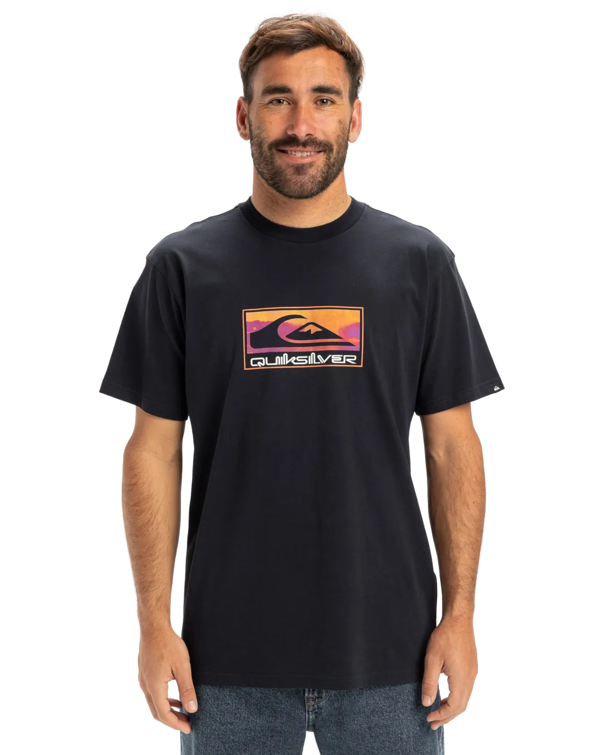 T-shirt EV Gradient Box en bleu marine foncé