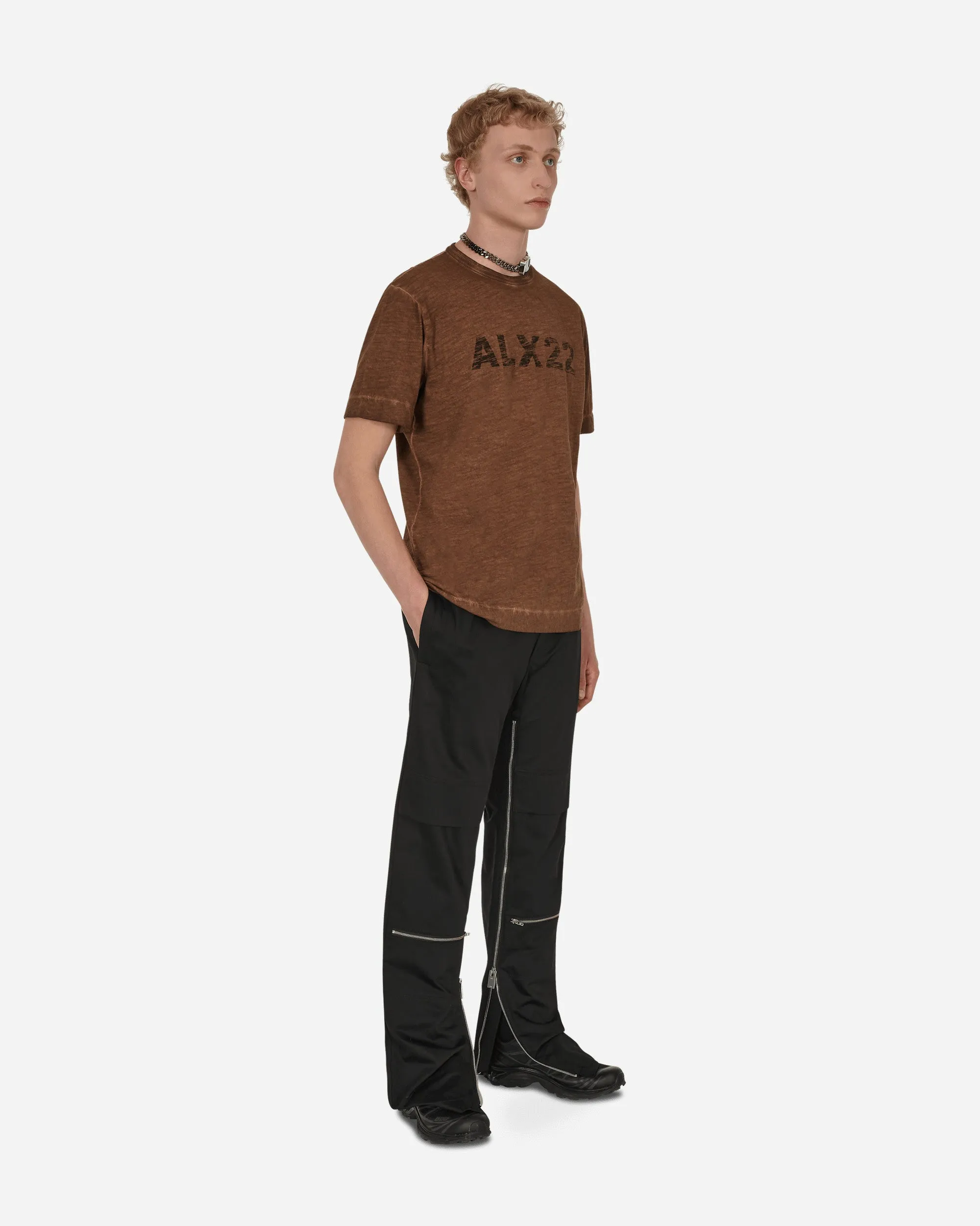T-shirt exclusif avec logo marron