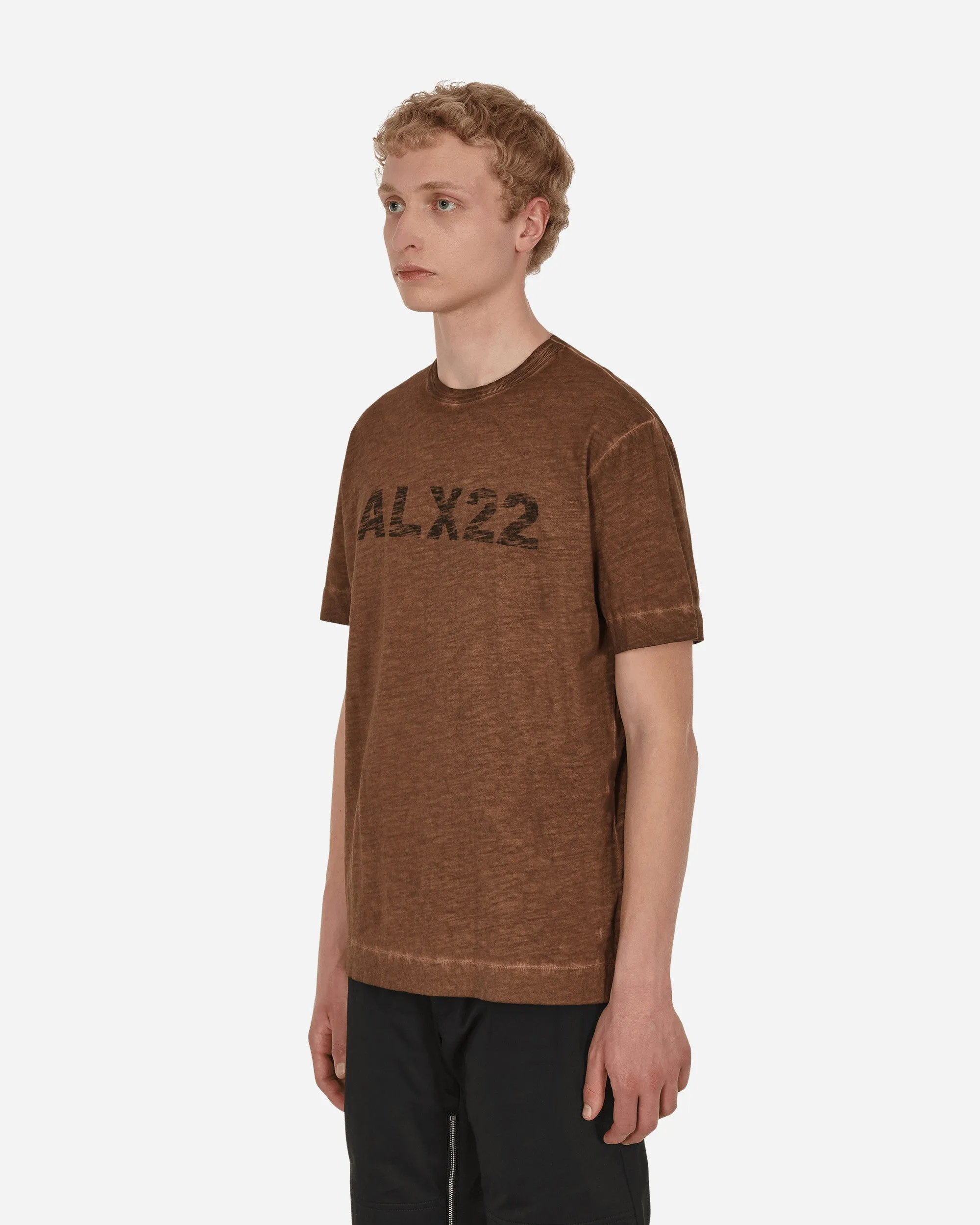 T-shirt exclusif avec logo marron