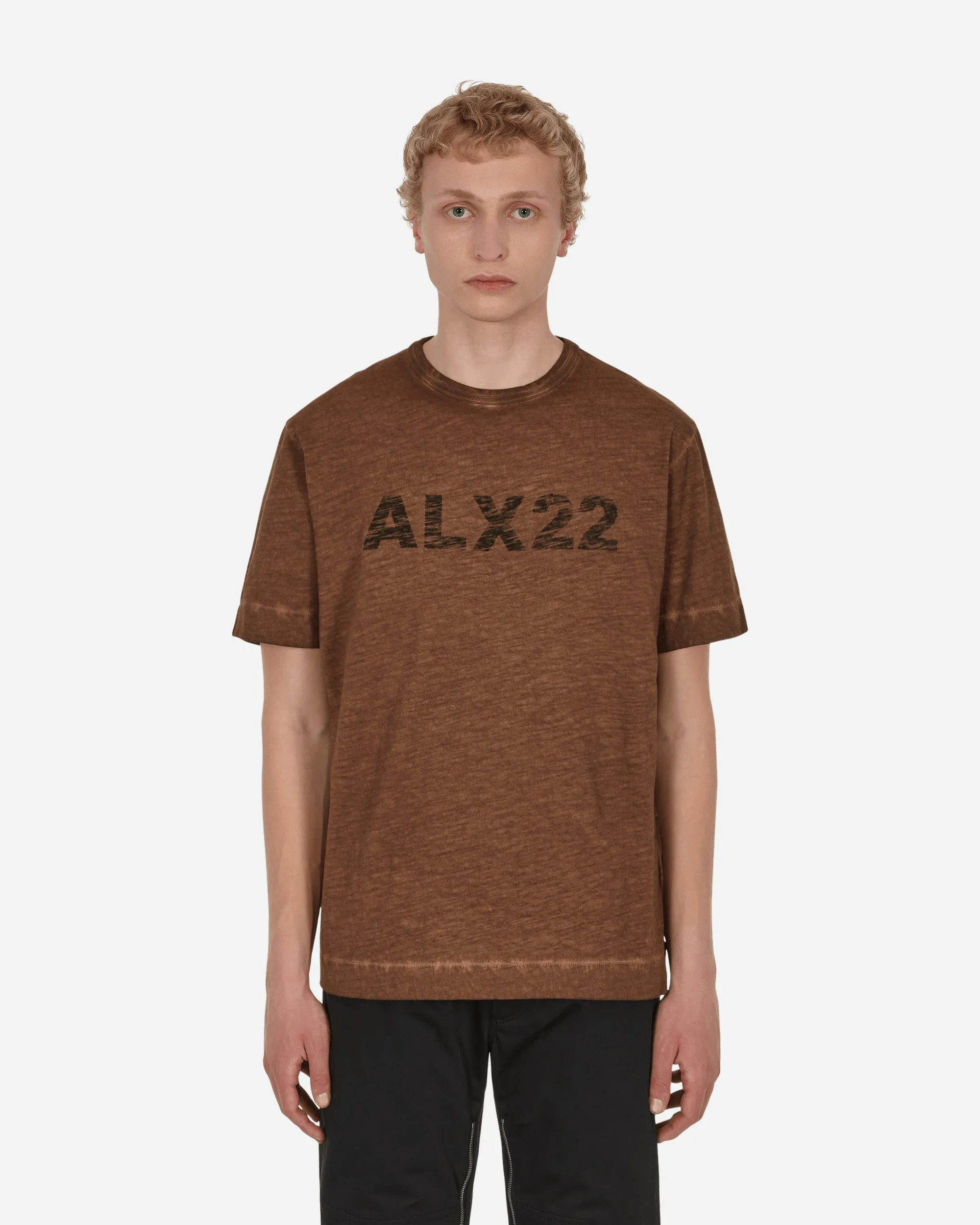 T-shirt exclusif avec logo marron