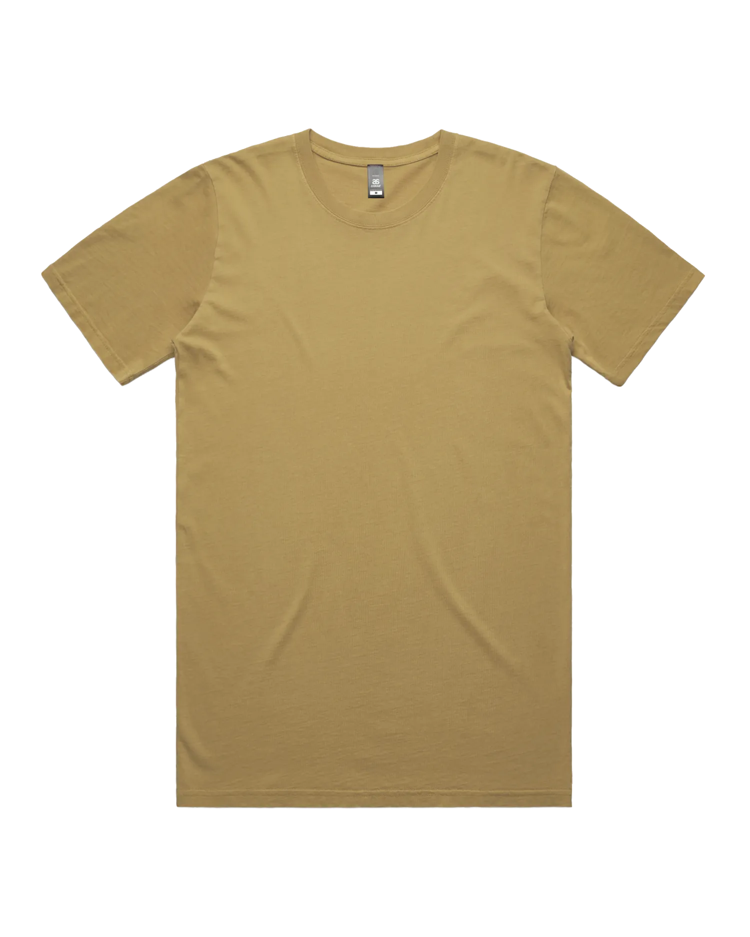 T-Shirt délavé en moutarde fanée