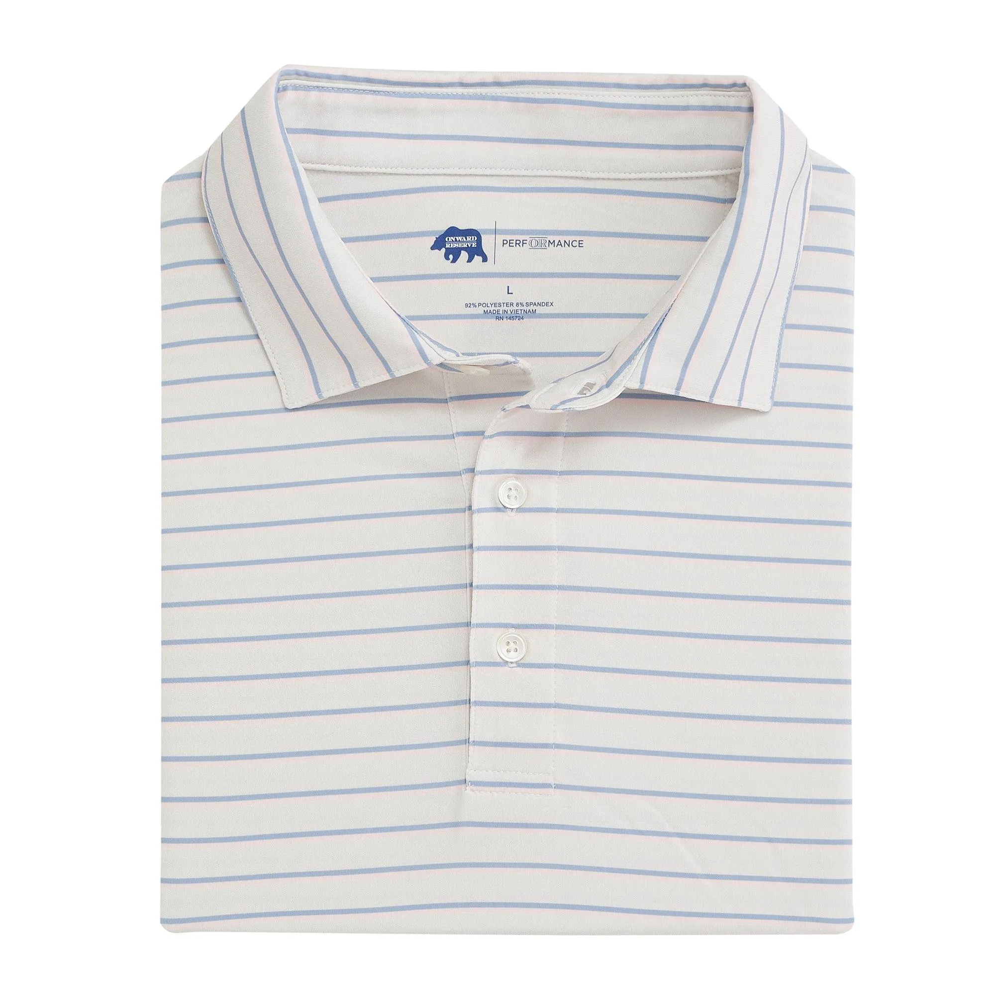 Polo Performance à Rayures Fairway