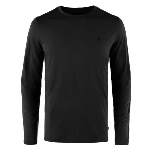 Fjallraven Abisko T-shirt en laine manches longues Noir