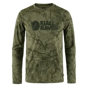Fjallraven Varmland Laine Manches Longues Vert Camouflage