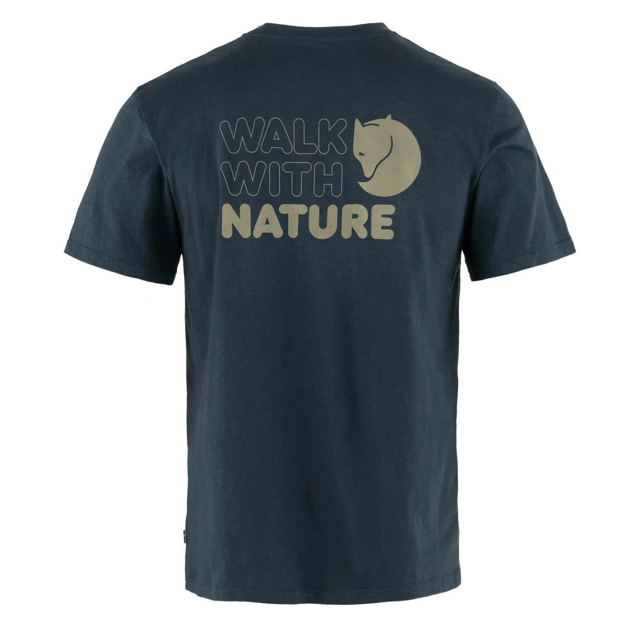 T-shirt Fjallraven Walk With Nature Bleu Marine Foncé