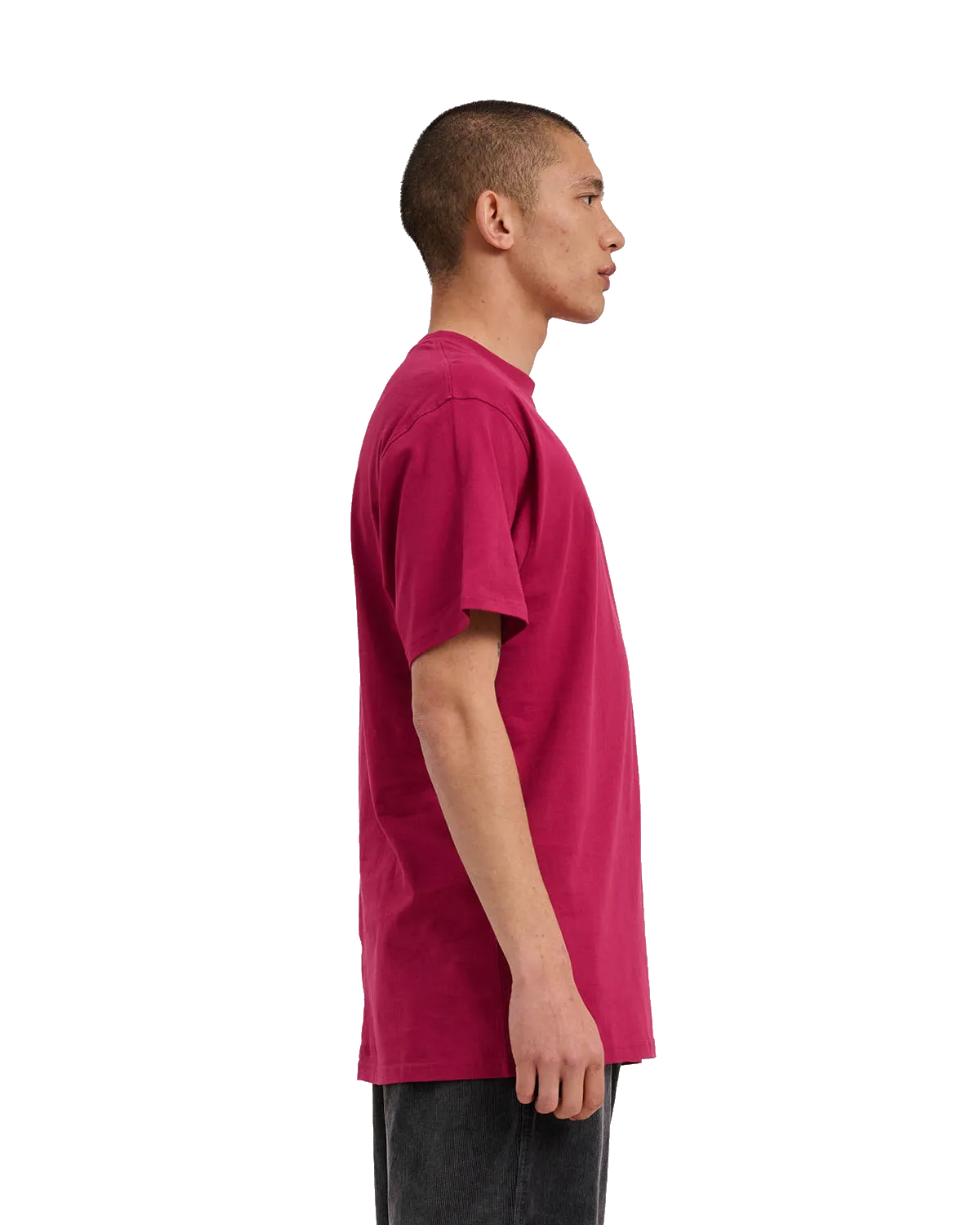 T-shirt à pois Flaming Dice en bordeaux