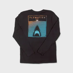 Flomotion Jaws 2.0 T-shirt manches longues pour homme - Noir
