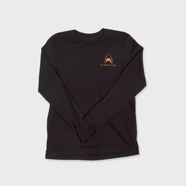 Flomotion Jaws 2.0 T-shirt manches longues pour homme - Noir