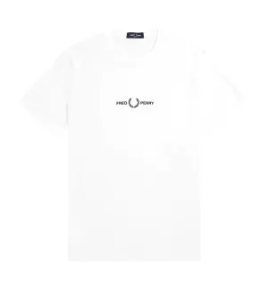 T-shirt brodé Fred Perry M4580