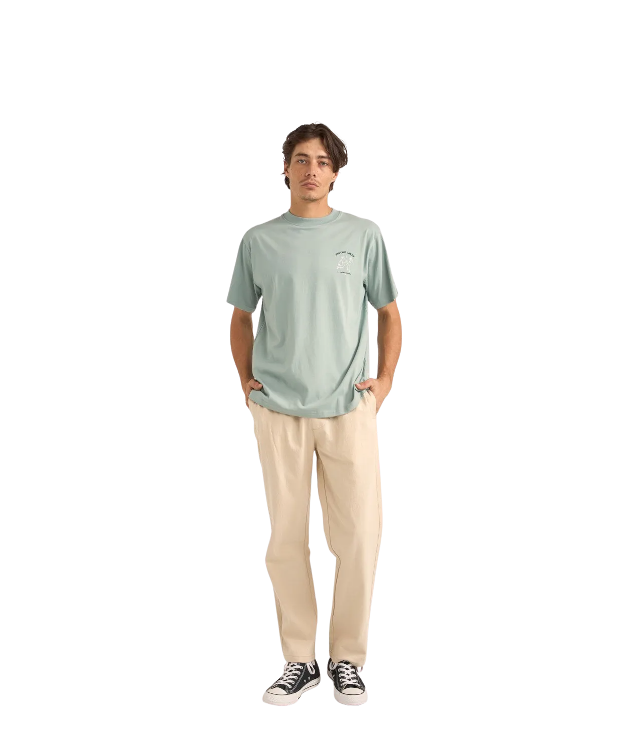 T-shirt Freedom en écume de mer