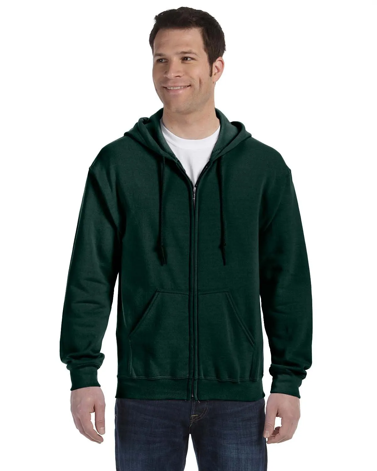Gildan G186 Sweat à capuche mixte adulte lourd 50/50 avec fermeture éclair complète