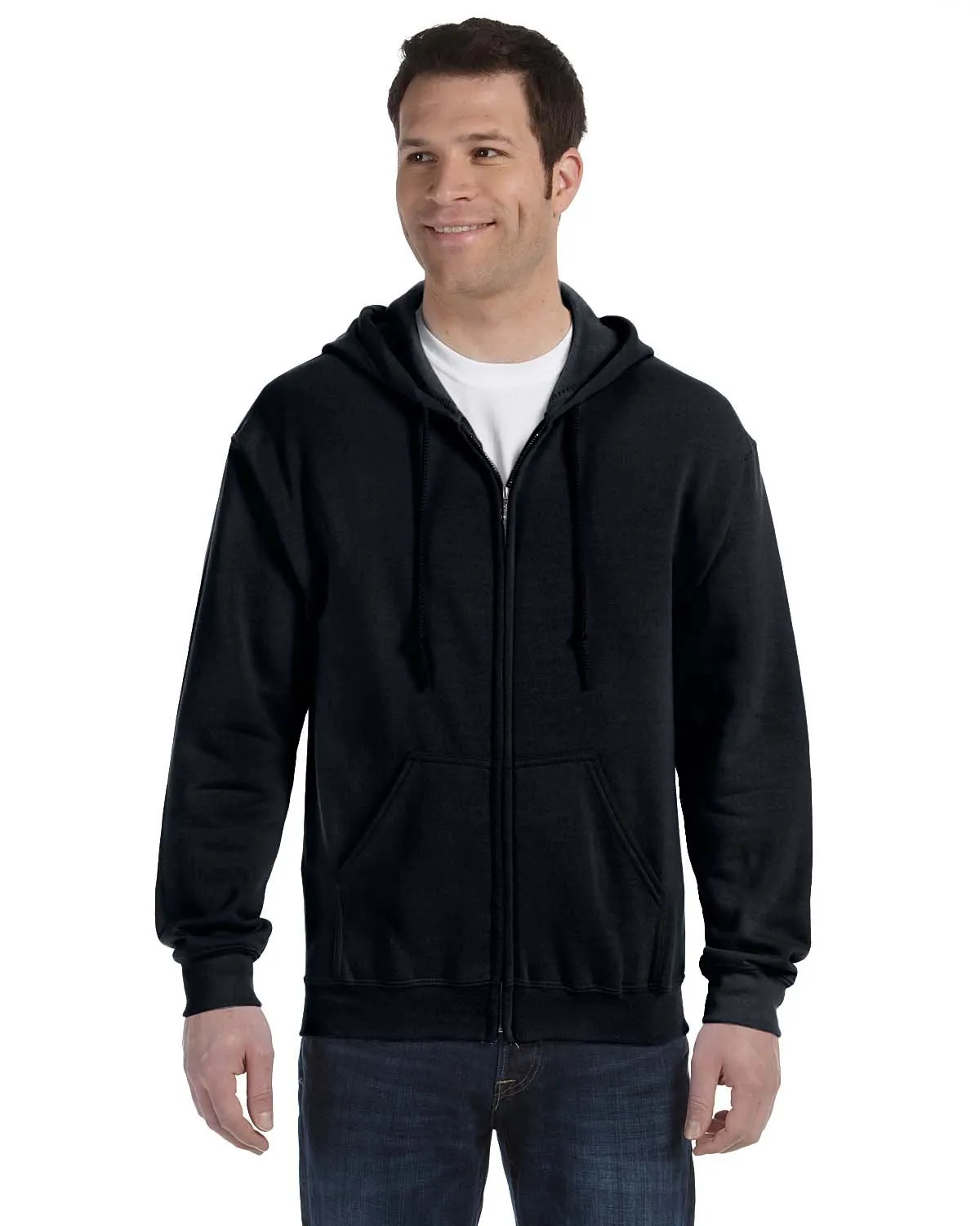 Gildan G186 Sweat à capuche mixte adulte lourd 50/50 avec fermeture éclair complète