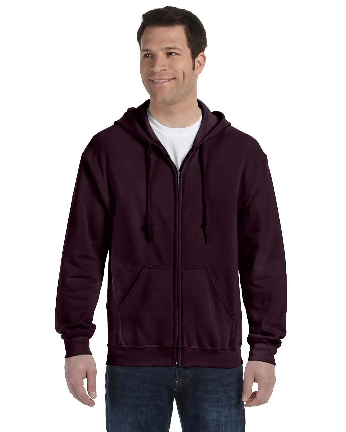 Gildan G186 Sweat à capuche mixte adulte lourd 50/50 avec fermeture éclair complète