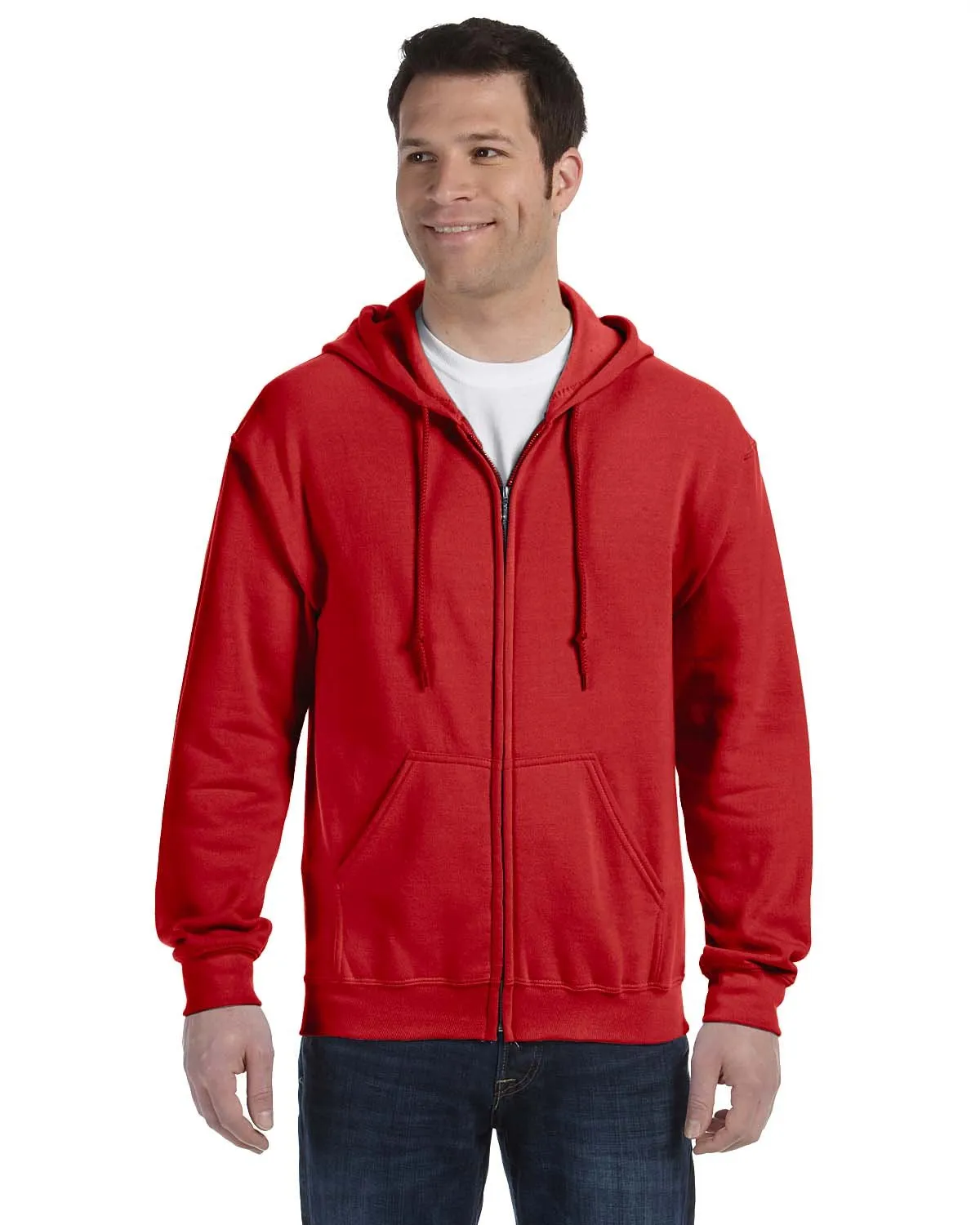 Gildan G186 Sweat à capuche mixte adulte lourd 50/50 avec fermeture éclair complète