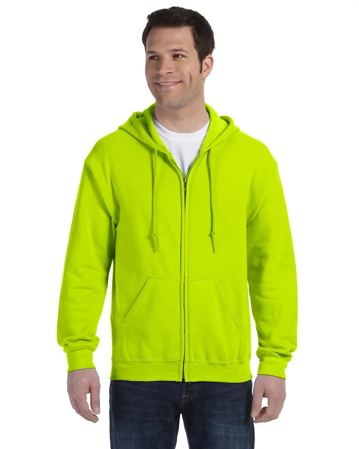 Gildan G186 Sweat à capuche mixte adulte lourd 50/50 avec fermeture éclair complète