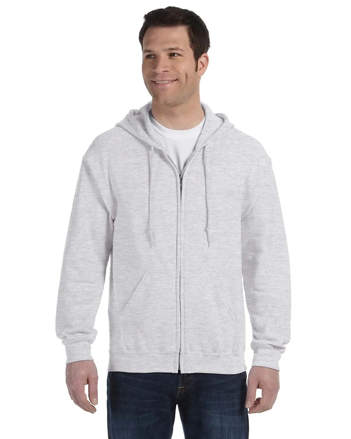 Gildan G186 Sweat à capuche mixte adulte lourd 50/50 avec fermeture éclair complète