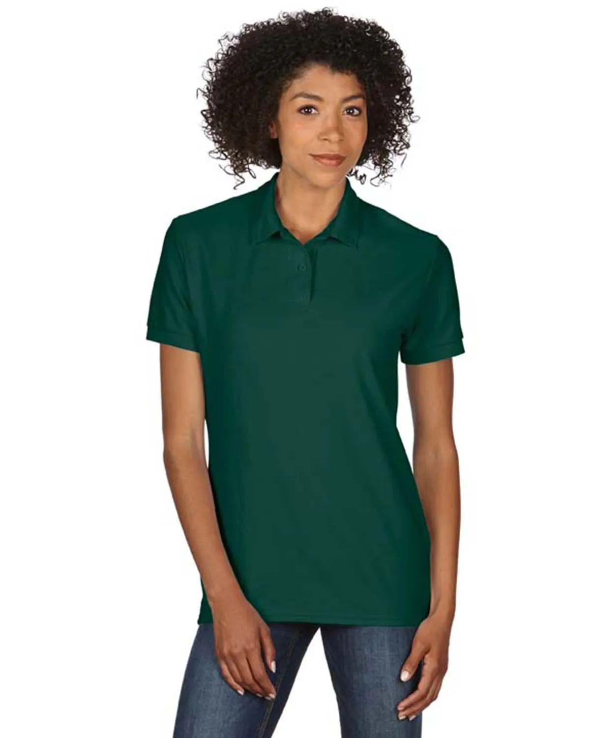 Gildan G728L Polo Double Piqué pour Femmes 6 oz